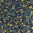 Dark Teal Wild Blossom