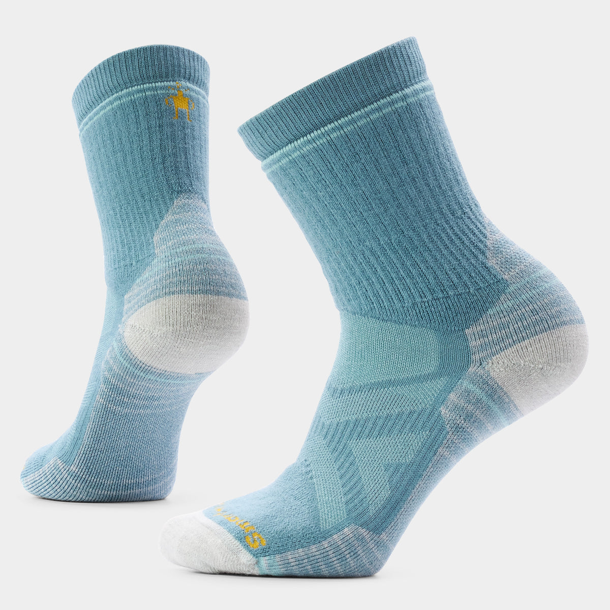 Women's Hike Crew Socks Dusty Teal - ver - 1