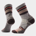 Women's Hike Saturnsphere Crew Socks Taupe-Natural Marl - ver - 1
