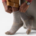 Hike Full Cushion Crew Socks Taupe-Natural Marl - ver - 2