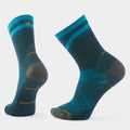 Run Mid Crew Pattern Socks Light Gray - ver - 8
