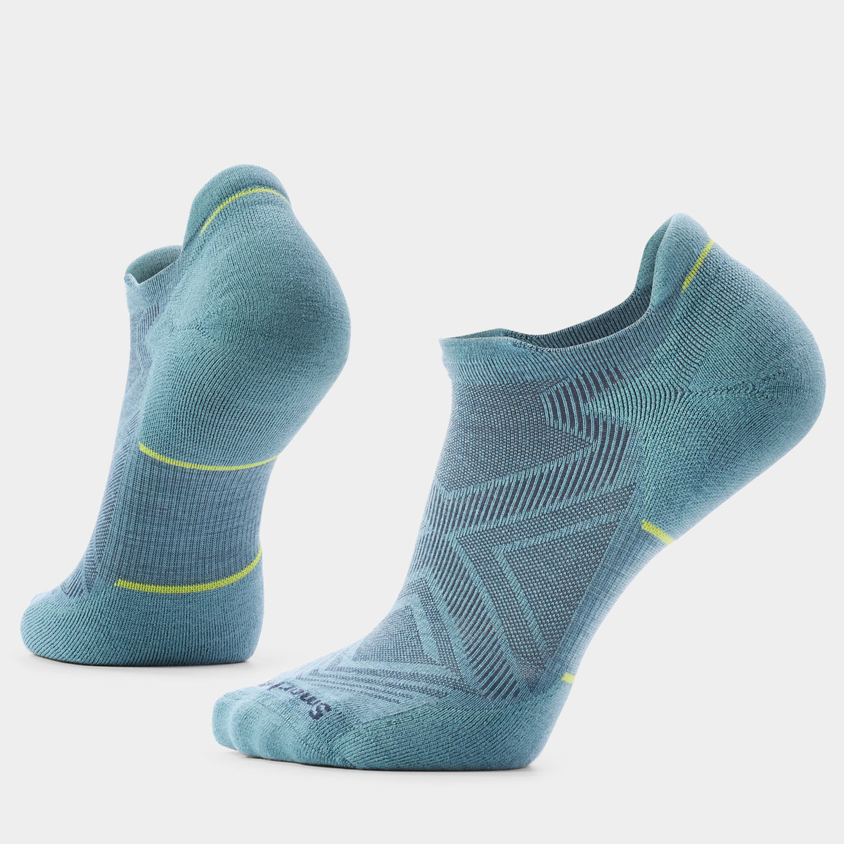 Run Low Ankle Socks Dusty Teal - ver - 1