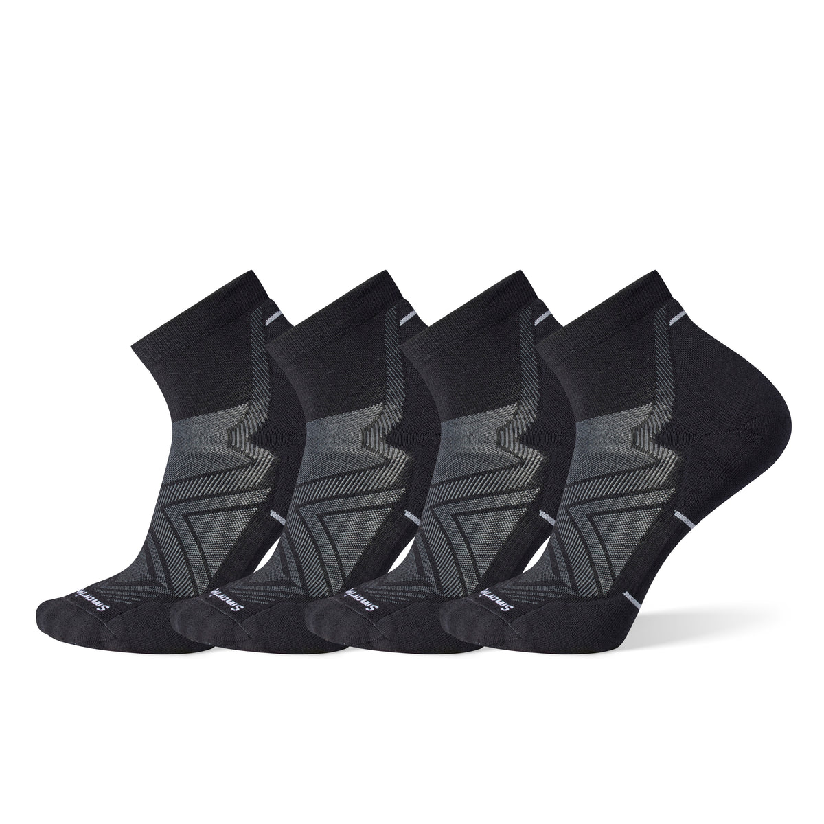 Emballage de 4 socquettes de course à pied coussin ciblé  - voir - 1
