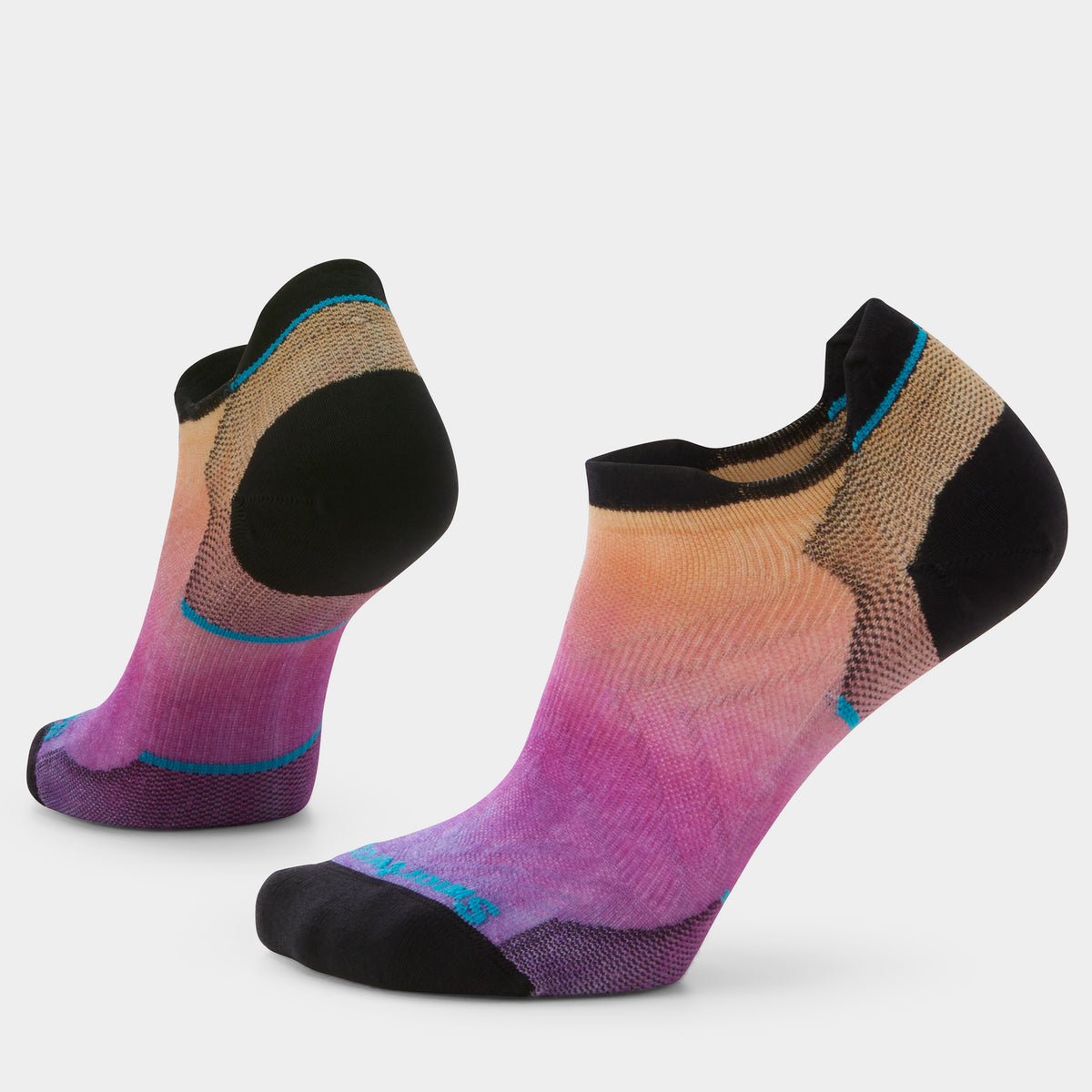Socquette basse de course à imprimé ombre pour femmes  - voir - 1