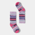 Kids' Hike Margarita Crew Socks Purple Dawn - ver - 1