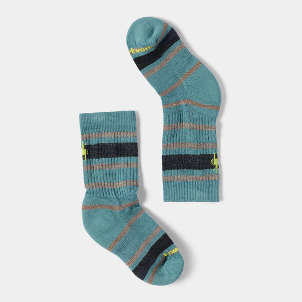 Chaussette de randonnée à rayures pour enfants