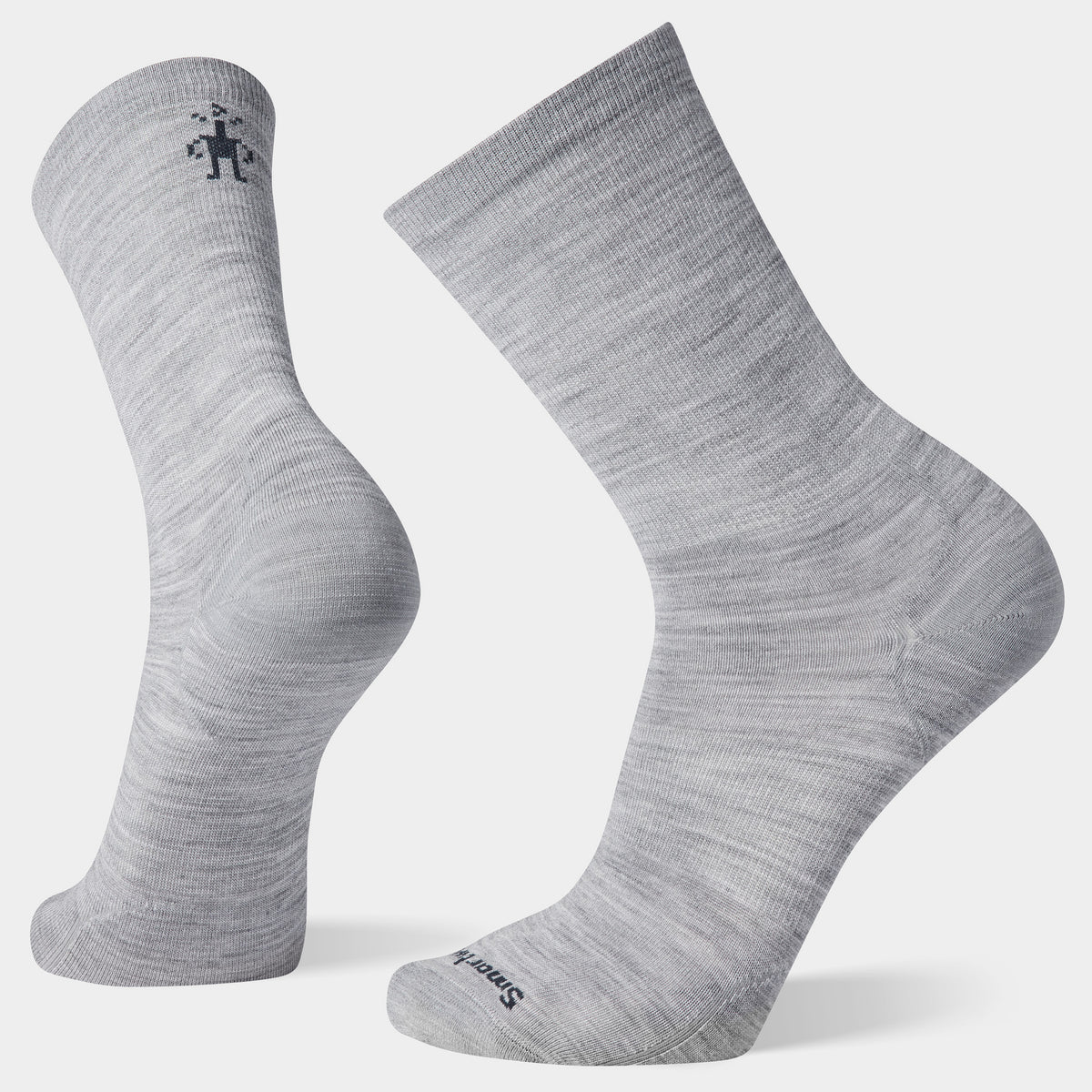Everyday Anchor Line Crew Socks Light Gray - ver - 1