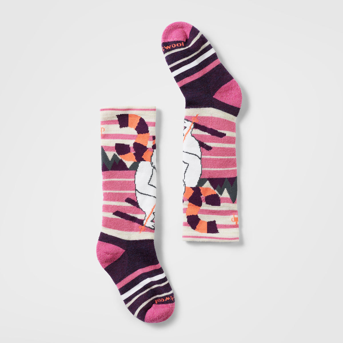 Chaussette de sport d’hiver sous-genou Yeti pour enfants  - voir - 1