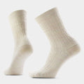 Women's Everyday Cable Crew Socks Moonbeam - ver - 1