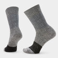 Chaussette de tous les jours en tricot câblé avec contraste de couleurs pour femmes  - voir - 1