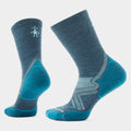 Women's Run Cold Weather Crew Socks Twilight Blue - ver - 1