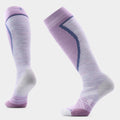 Women's Ski Over The Calf Socks Purple Eclipse - ver - 1