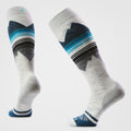 Women's Ski Pattern Over The Calf Socks Honey Gold - ver - 1