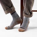 Everyday Cozy Larimer Crew Socks Mocha - ver - 2