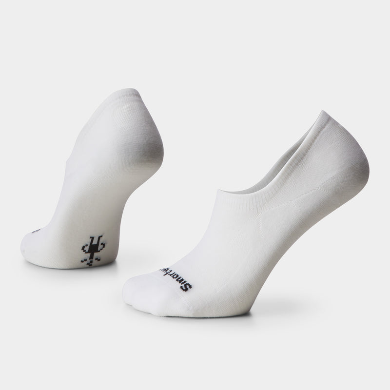 Women's Everyday No Show Socks - White / L