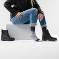 Women's Everyday Stitch Stripe Crew Socks Trio Gift Box Multicolor - ver - 5