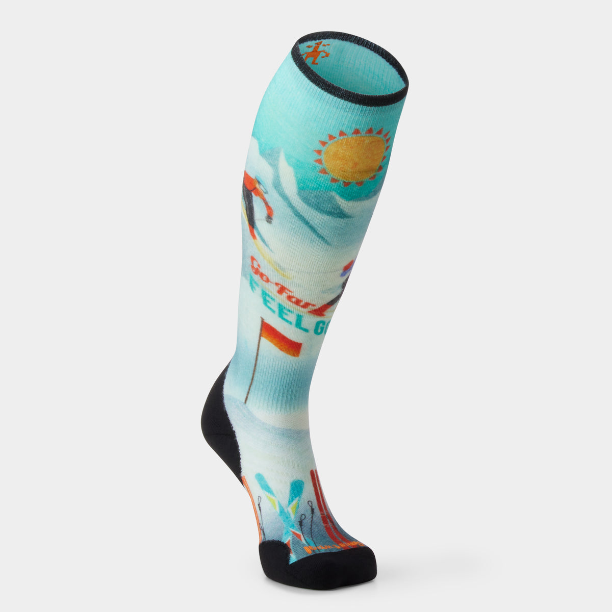 Chaussette de ski sous-genou Snow Bunny pour femmes  - voir - 2