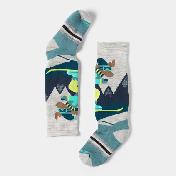 Kids' Wintersport Mountain Moose Over the Calf Socks