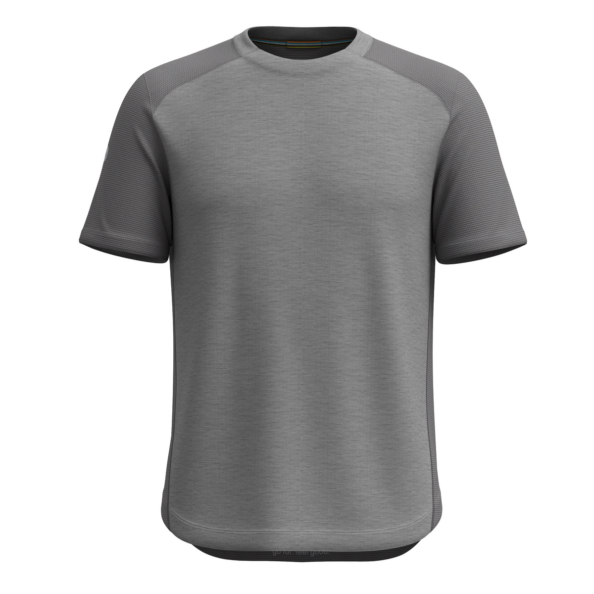 Men's Active Mesh Short Sleeve Light Gray Heather - ver - 3