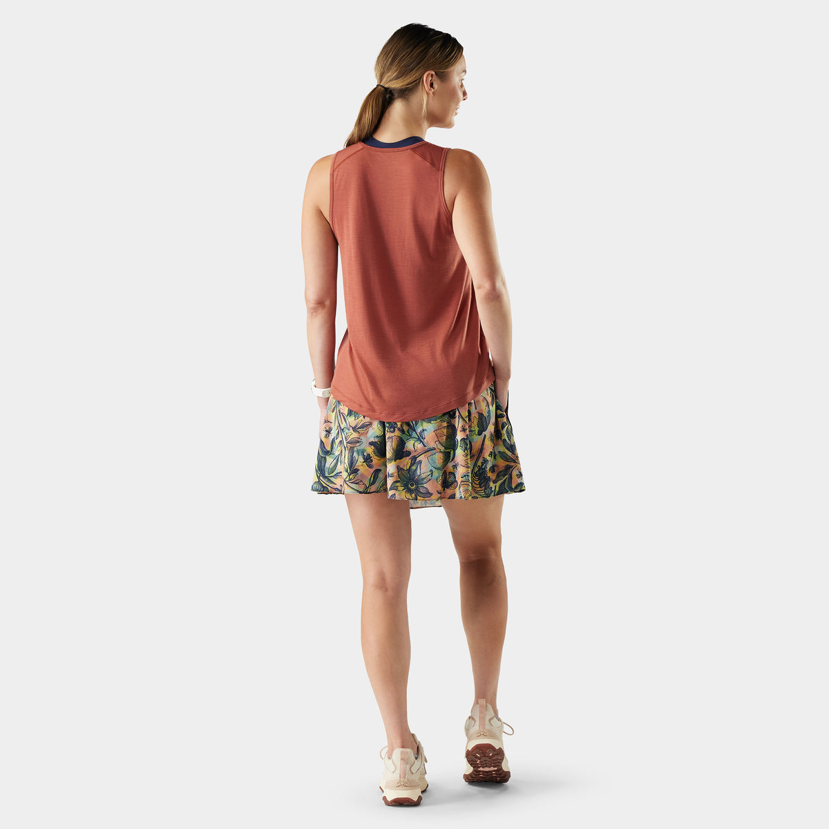 Women's Active Ultralite High Neck Tank Burnt Sienna - 2