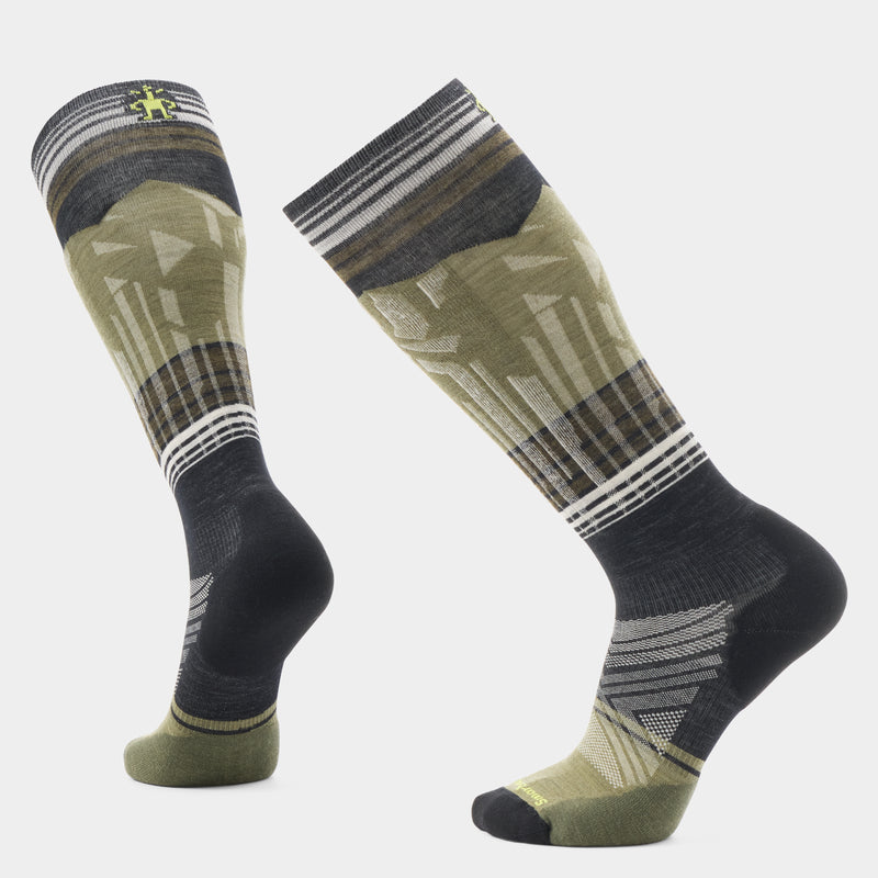 Ski Summit Shot Over The Calf Socks - Black / XL