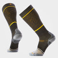 Snowboard Retro Line Over The Calf Socks Charcoal - ver - 1