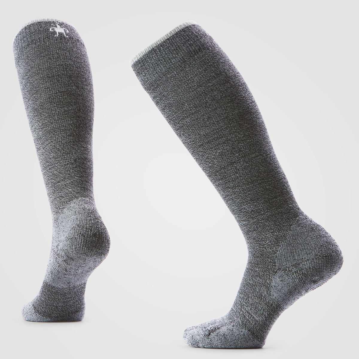 Women's Everyday Knee High Socks Charcoal-Light Gray - ver - 1