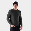 Men's Heavy Crew Sweater Charcoal Heather - ver - 1