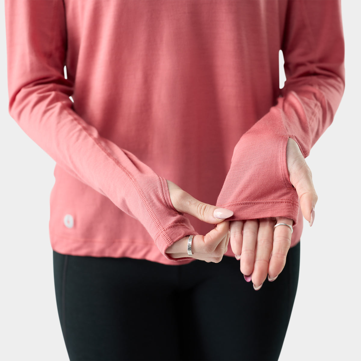 Women's Active Long Sleeve Rosewood - ver - 3