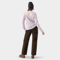 Haut côtelé à encolure ronde Thermal Merino pour femmes  - voir - 2