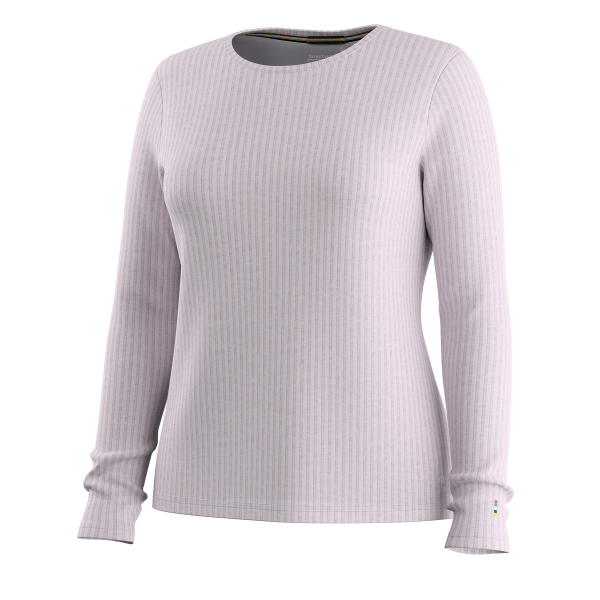 Haut côtelé à encolure ronde Thermal Merino pour femmes  - voir - 3