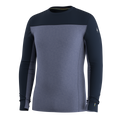 Haut de base à encolure ronde et contraste de couleurs Classic Thermal Merino en boîte pour hommes  - voir - 3