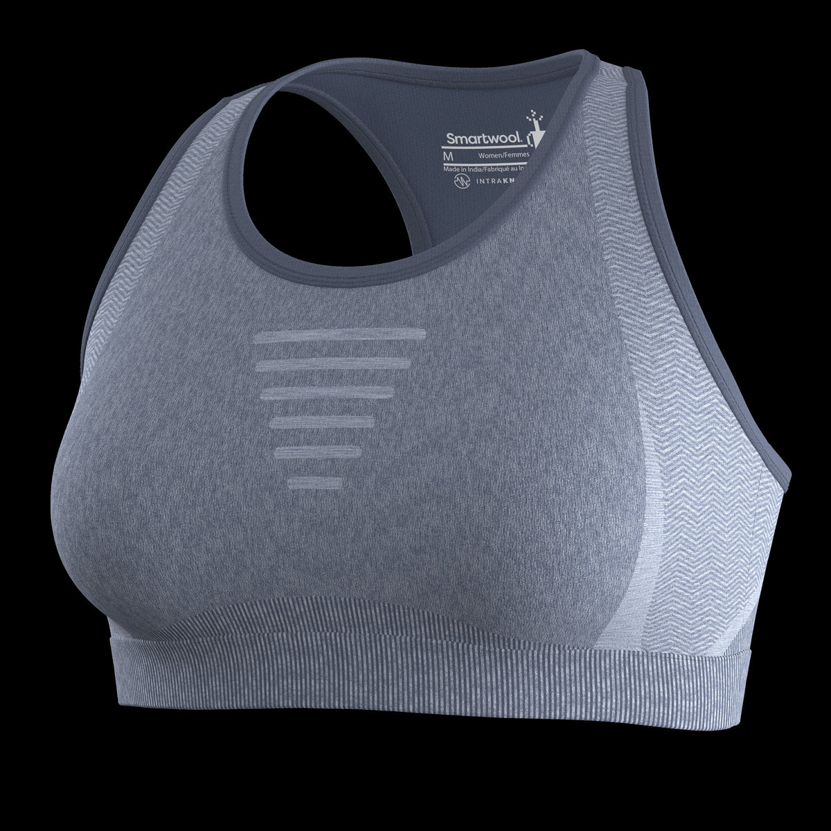 Women's Intraknit™ Racerback Bra Nightfall Blue Heather - 3