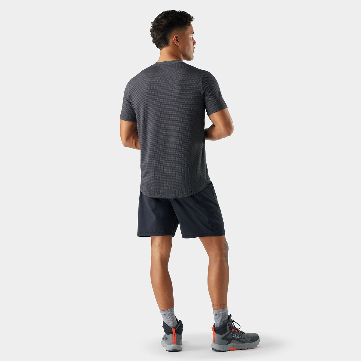 Men's Merino 7" Cargo Hike Short Black - ver - 2