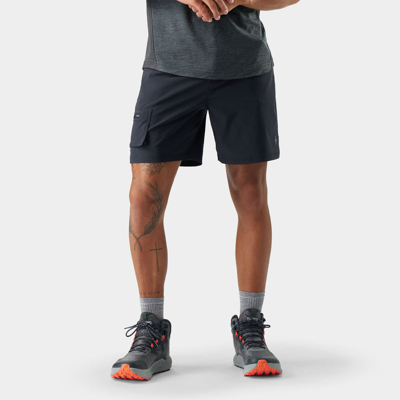 Men's Merino 7" Cargo Hike Short - Black / L