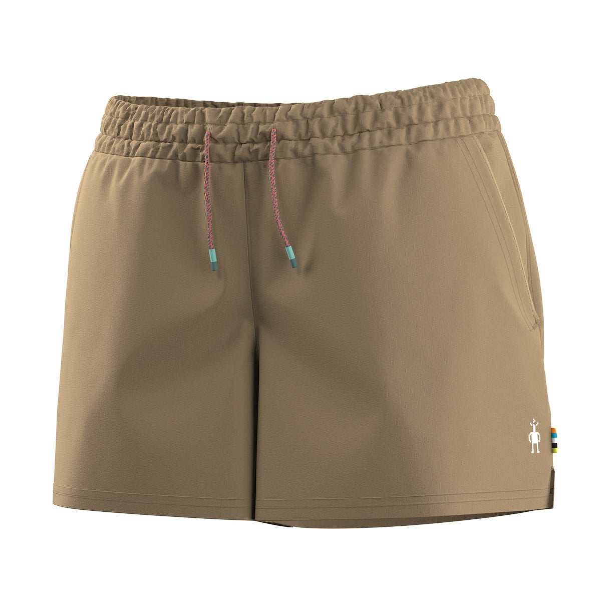Women's Merino 4" Hike Short Khaki - ver - 4