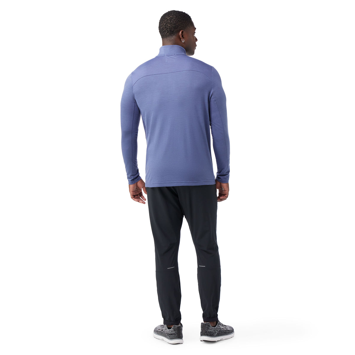 Men's Active Mesh 1/4 Zip Nightfall Blue - ver - 2