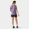 Women's Mountain Bike Short Sleeve Jersey Purple Storm Heather - ver - 2