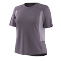 Women's Mountain Bike Short Sleeve Jersey Purple Storm Heather - ver - 4