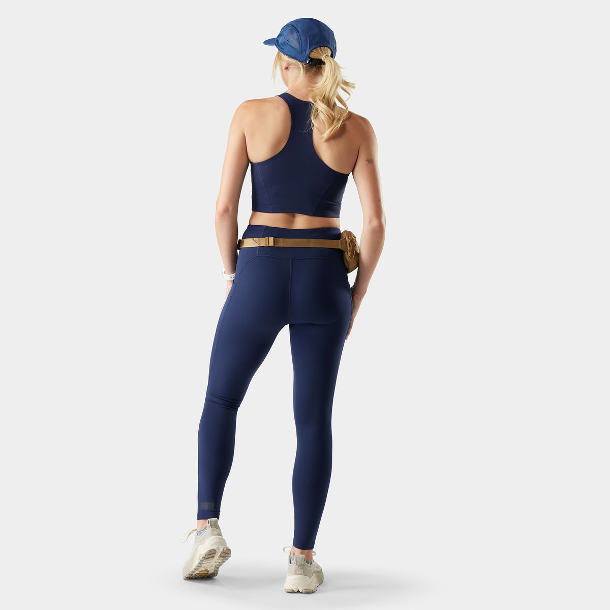 Women's Active Crop Bra Deep Navy - 2
