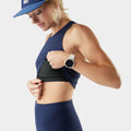 Women's Active Crop Bra Deep Navy - ver - 3