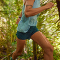 Women's Active Lined 3" Short Coral Reef Zigzag - ver - 22