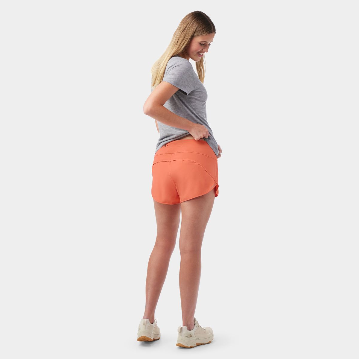 Women's Active Lined 3" Short Coral Reef Zigzag - ver - 7