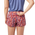 Women's Active Lined 3" Short Coral Reef Zigzag - ver - 3