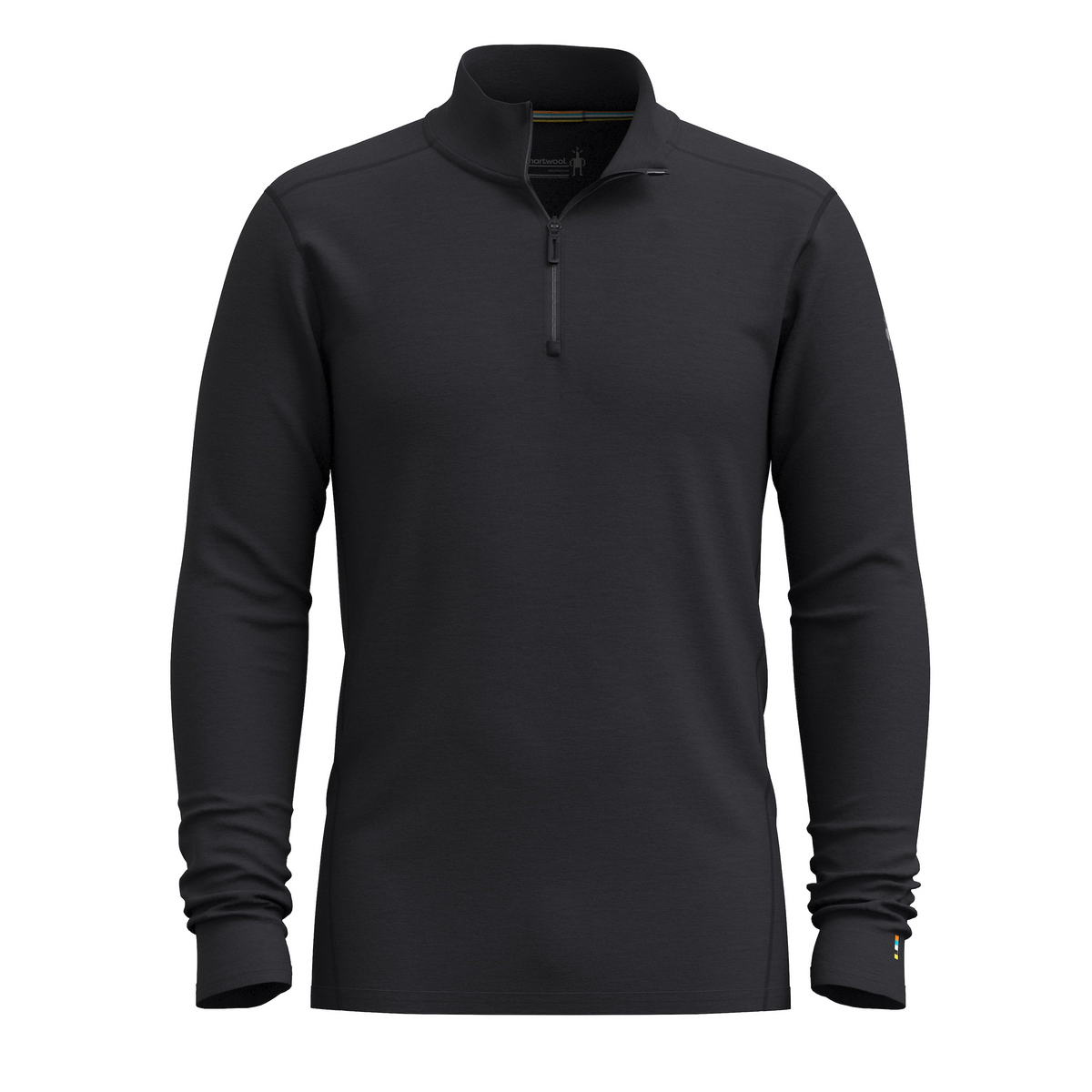 Men's Classic All-Season Merino Base Layer 1/4 Zip Black - ver - 3