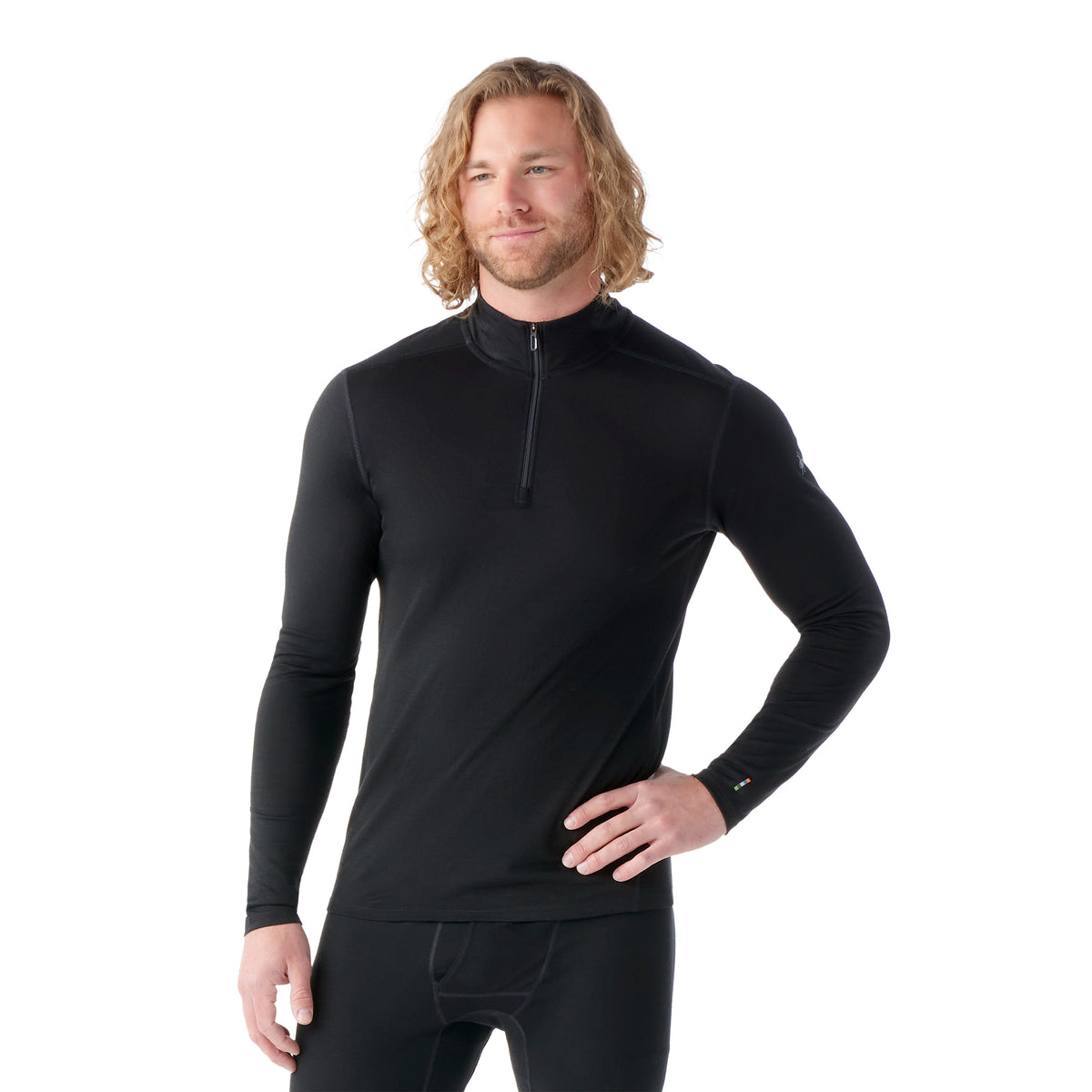 Haut de base à demi-glissière Classic All-Season Merino pour hommes  - voir - 1