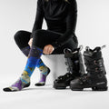 Chaussette de ski sous-genou Galactic Ski pour femmes  - voir - 2