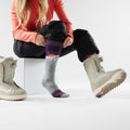 Chaussette de planche à neige sous-genou Valley Sunset pour femmes  - voir - 2