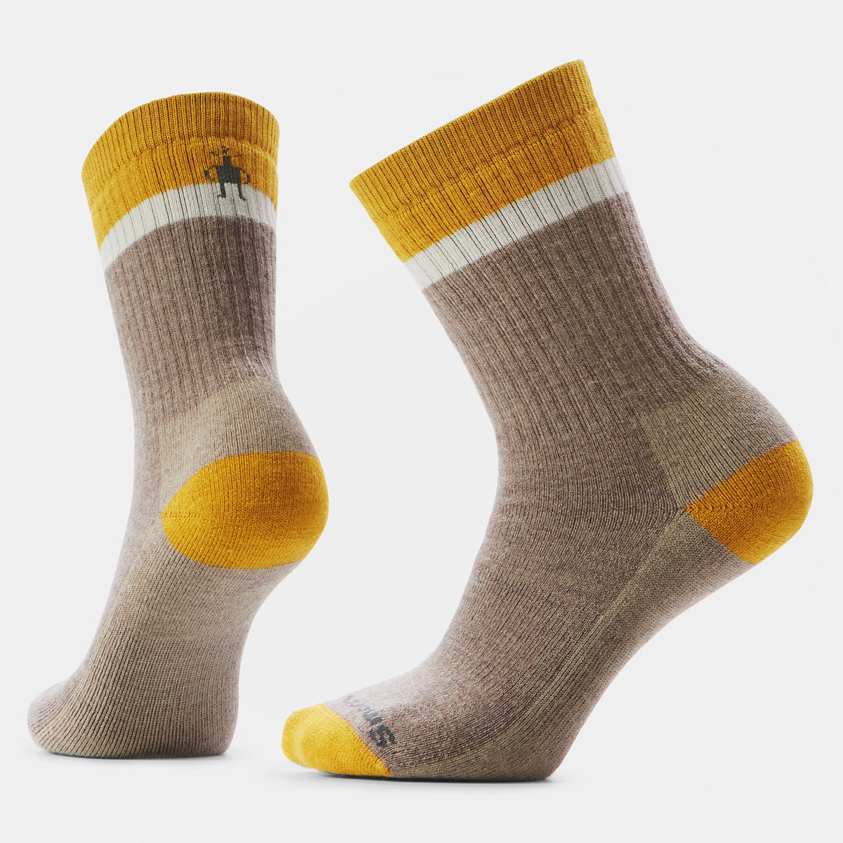 Women's Everyday Cozy Best Friend Crew Socks Fossil - ver - 1