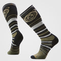Ski Growling Grizzly Over The Calf Socks Black - ver - 1